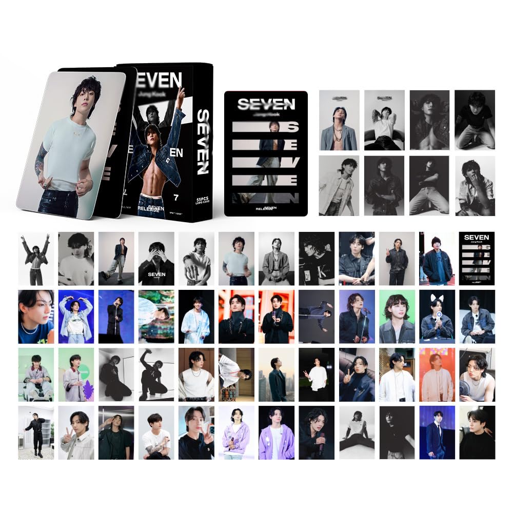 Amazon.com: Generic 55Pcs Lomo card set For JUNGKOOK%（SEVEN